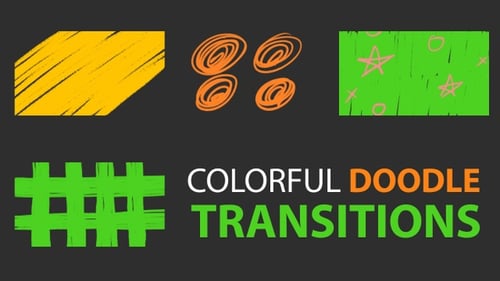Colorful Doodle Transitions