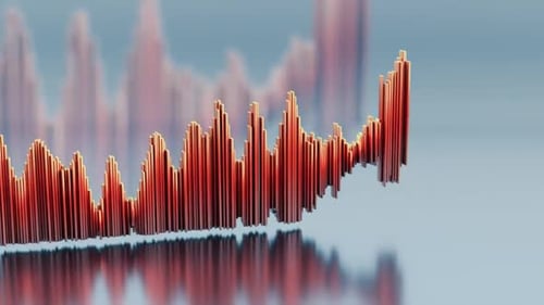 Sound Waves Coming Into View with Alpha