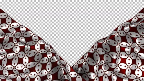 Tela con estampado de seda étnica de Indonesia Wave Alpha Songket Batik Kawung Jogjakarta Java Central