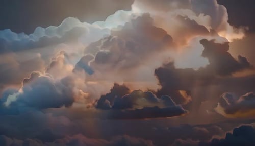 Party Morphing Sky Clouds Background