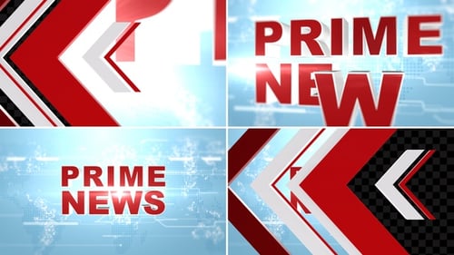 3D News Channel Intro Title Reveal