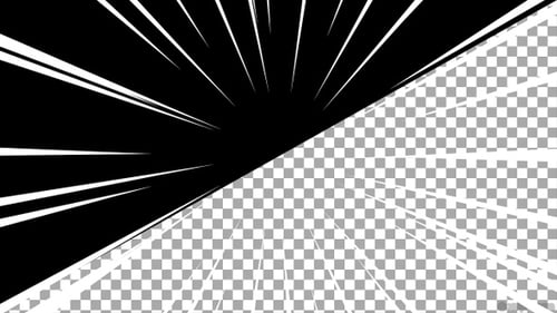 Manga Anime Radial Speed Lines Zoom Transition
