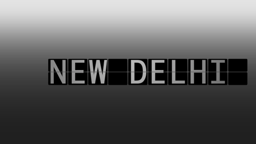 Departure Board New Delhi