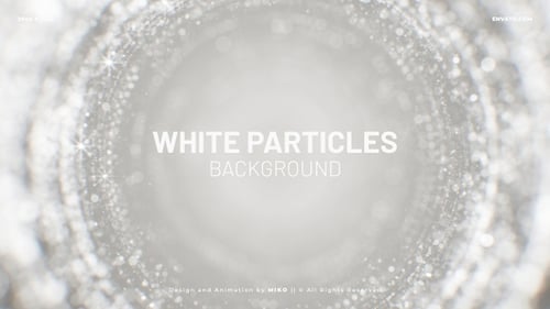 Weißer Partikel-Hintergrund