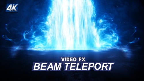 Blue Energy Beam Logo Reveal