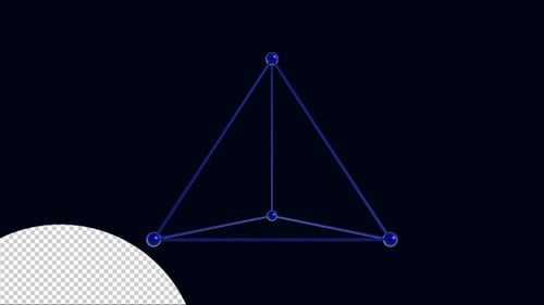 Abstract Transparent Background Loop