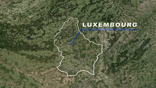 Luxembourg World Map