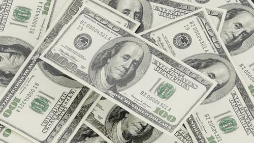 3D Animation of Money | Alpha Channel