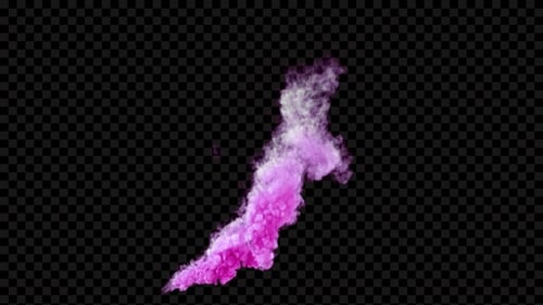 Pink Color Smoke