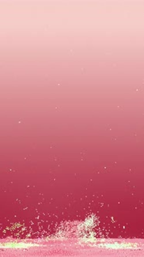 Falling Hearts Particle Splash Background Loop