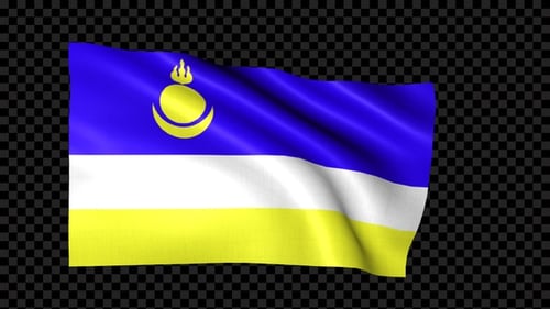 Flagge Burjatiens