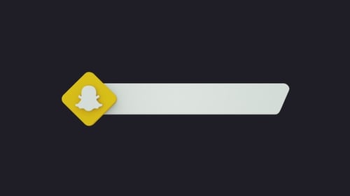 Snapchat Logo Lower Third Reveal Modern Animation