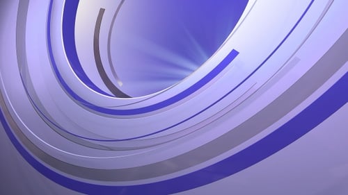 Blue Gradient Circle 3d Background V.1