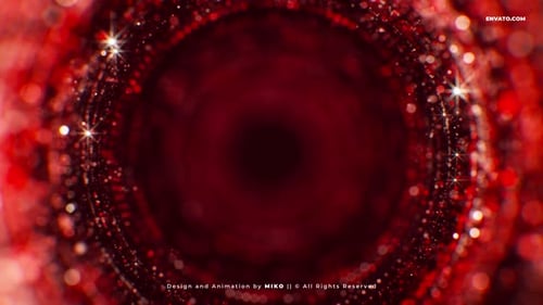 Roter Partikel-Hintergrund