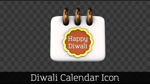 Icône du calendrier Diwali