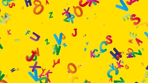 English Alphabets Letters Alpha Loop V5