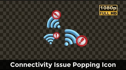 Animated Wi-Fi No Signal Error Icon