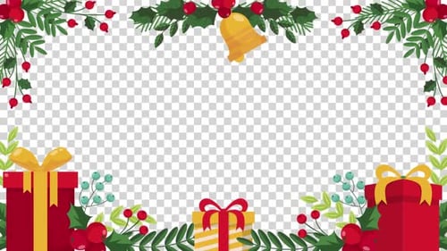 Christmas Transparent Frame