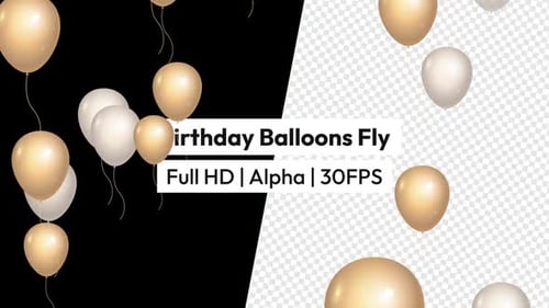 Floating Golden and White Celebration Balloons