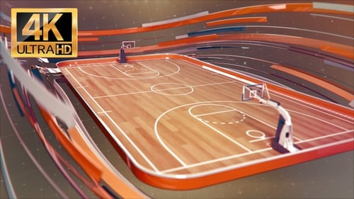 Basketball Background Loop 4