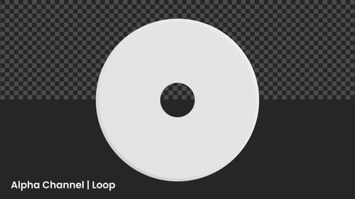 3D Circular Pulse Loading Animation | Alpha Loop