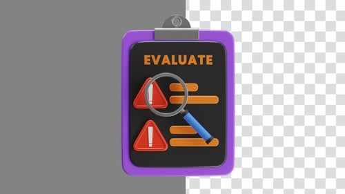 3D Animation of Evaluate Board Lists for Decision Making | Alpha Channel