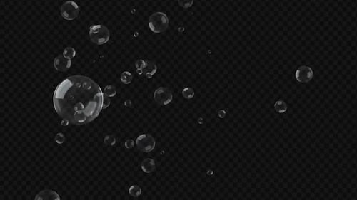 Animación de burbujas líquidas v1
