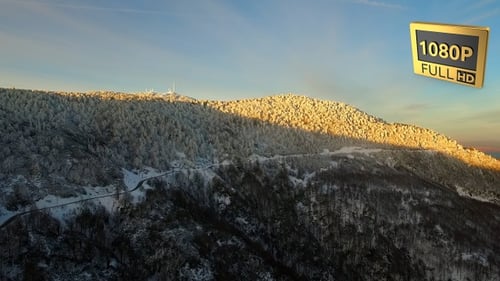 Snowy Mountains And Road 8