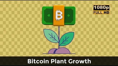 Bitcoin Plant Growth – Investment ROI Animation