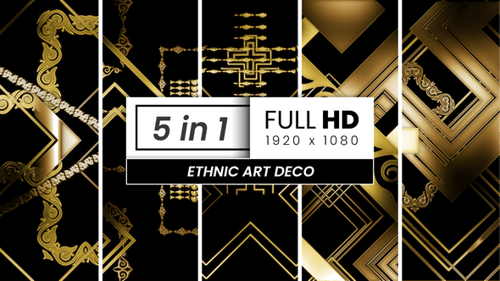 Abstract Ethnic Art Deco VJ Vol. 01