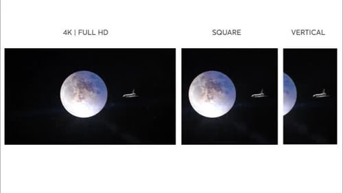 Space Shuttle & Moon v2