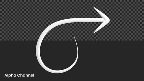 Arrow Flowing Lines