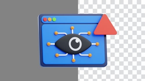 3D-Animation von Spyware