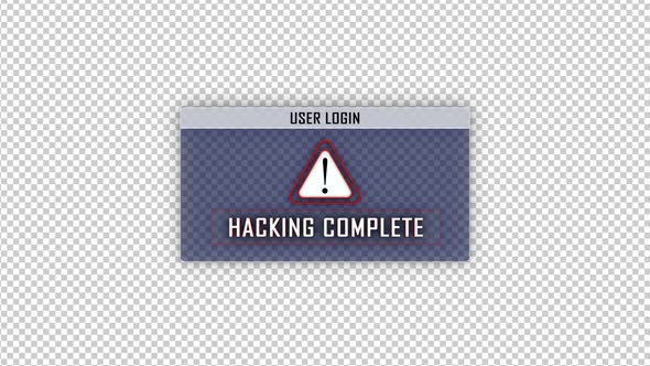 Animated User Login Hacking Complete Interface, Backgrounds Motion ...