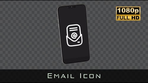 Animated Mail Envelope Message Icon