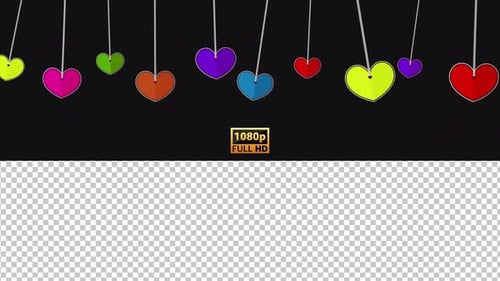 Hintergrund zum Valentinstag | Alpha Channel
