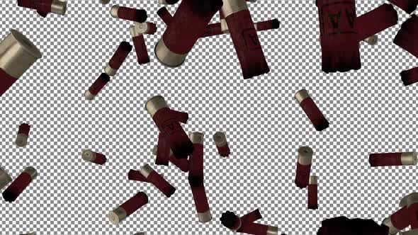 Falling Shotgun Shells, Backgrounds Motion Graphics ft. shotgun ...