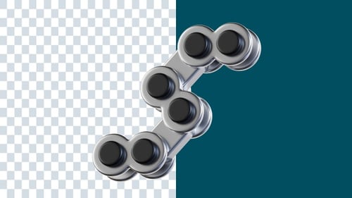 Animations 3D de chaînes | Alpha Channel
