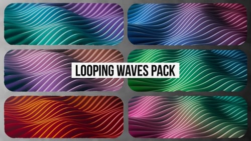 Looping Wave Backgrounds Pack
