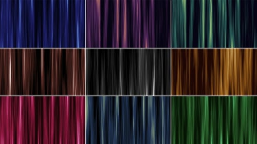 Animated Vertical Glowing Lines Abstract Background