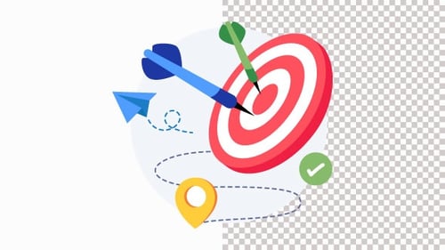 Destination Goal Animation Alpha Channel