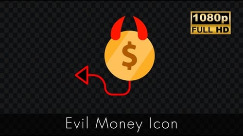 Evil Money Icon