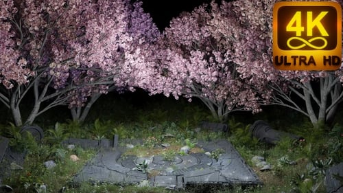 Nature electrified, as this CGI-rendered VJ seamless loop unveils an enchanting forest lightshow