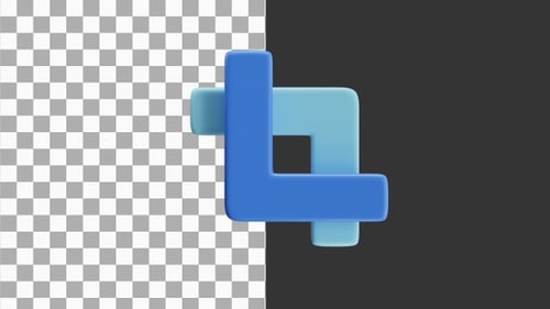 Animación 3D de Efficient Crop Tool 4 para una edición precisa de imágenes | Alpha Channel