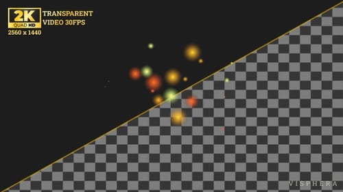 Particules bokeh | Animation en boucle