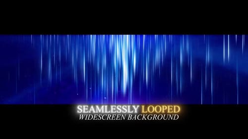 Deep Blue Particles Widescreen Background Loop
