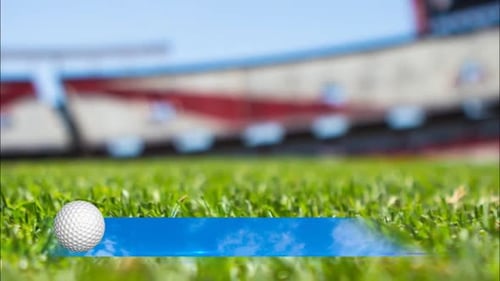 Lower Third Golf Ball 4k