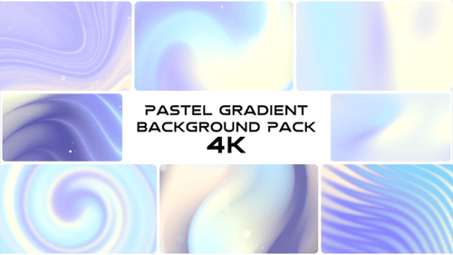 Smooth Flowing Pastel Abstract Gradient Motion Backgrounds Pack