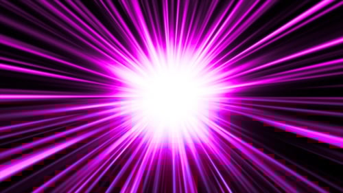 Rayons lumineux VJ Loop Rose V6