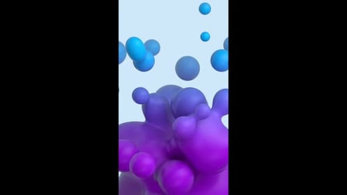 Elegante Metaball-Blasen